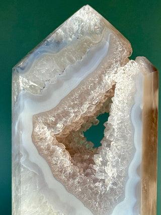 DRUZY AGATE TOWER - EXCLUSIVE QUALITY (21) The Crystal Avenues 