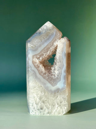 DRUZY AGATE TOWER - EXCLUSIVE QUALITY (21) The Crystal Avenues 