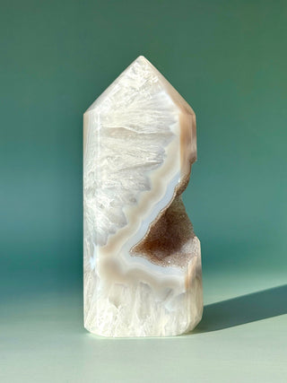 DRUZY AGATE TOWER - EXCLUSIVE QUALITY (24) The Crystal Avenues 