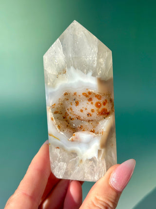 DRUZY AGATE TOWER - EXCLUSIVE QUALITY (26) The Crystal Avenues 