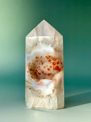 DRUZY AGATE TOWER - EXCLUSIVE QUALITY (26) The Crystal Avenues 