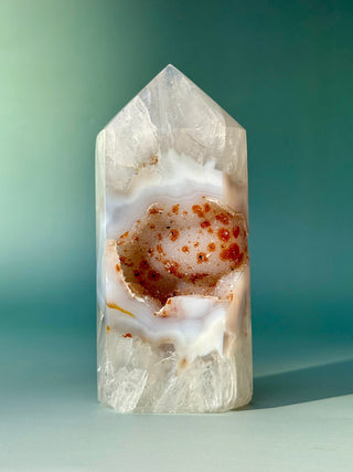 DRUZY AGATE TOWER - EXCLUSIVE QUALITY (26) The Crystal Avenues 