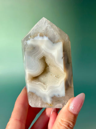 DRUZY AGATE TOWER - EXCLUSIVE QUALITY (27) The Crystal Avenues 