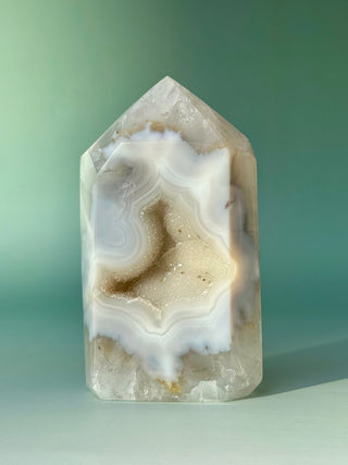 DRUZY AGATE TOWER - EXCLUSIVE QUALITY (27) The Crystal Avenues 