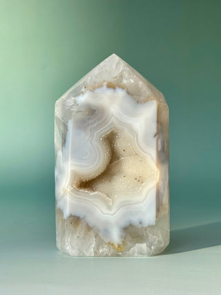 DRUZY AGATE TOWER - EXCLUSIVE QUALITY (27) The Crystal Avenues 