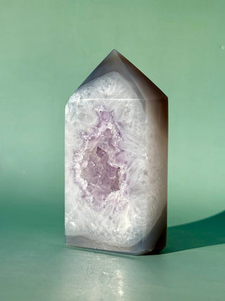 DRUZY AGATE TOWER - EXCLUSIVE QUALITY (31) The Crystal Avenues 