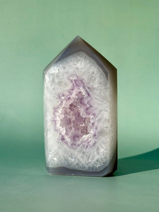 DRUZY AGATE TOWER - EXCLUSIVE QUALITY (31) The Crystal Avenues 