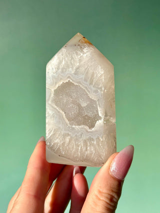 DRUZY AGATE TOWER - EXCLUSIVE QUALITY (33) The Crystal Avenues 