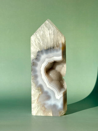 DRUZY AGATE TOWER - EXCLUSIVE QUALITY (4) The Crystal Avenues 