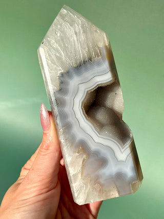 DRUZY AGATE TOWER - EXCLUSIVE QUALITY (4) The Crystal Avenues 