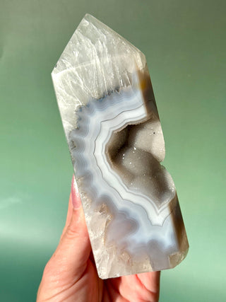 DRUZY AGATE TOWER - EXCLUSIVE QUALITY (4) The Crystal Avenues 