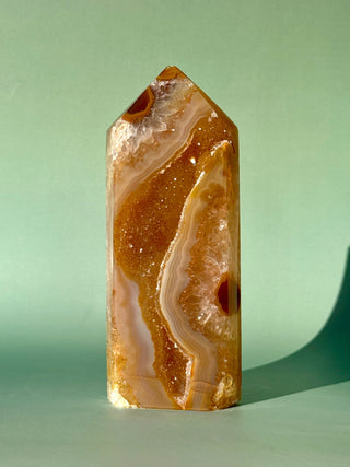 DRUZY AGATE TOWER - EXCLUSIVE QUALITY (5) The Crystal Avenues 