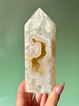 DRUZY AGATE TOWER - EXCLUSIVE QUALITY (6) The Crystal Avenues 