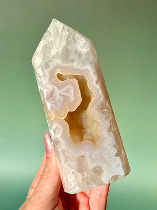 DRUZY AGATE TOWER - EXCLUSIVE QUALITY (6) The Crystal Avenues 
