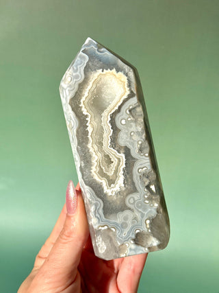 DRUZY AGATE TOWER - EXCLUSIVE QUALITY (7) The Crystal Avenues 