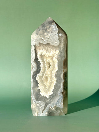 DRUZY AGATE TOWER - EXCLUSIVE QUALITY (7) The Crystal Avenues 
