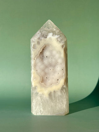 DRUZY AGATE TOWER - EXCLUSIVE QUALITY (8) The Crystal Avenues 