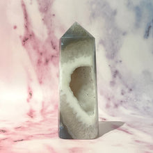 Load image into Gallery viewer, DRUZY AGATE TOWER - EXCLUSIVE QUALITY (G) The Crystal Avenues 
