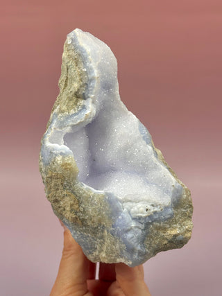 DRUZY BLUE LACE AGATE (1) Raw Crystal The Crystal Avenues 