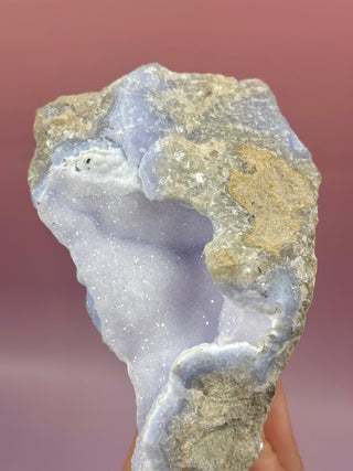 DRUZY BLUE LACE AGATE (1) Raw Crystal The Crystal Avenues 