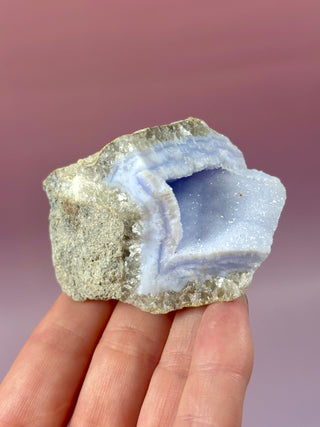 DRUZY BLUE LACE AGATE (14) Raw Crystal The Crystal Avenues 