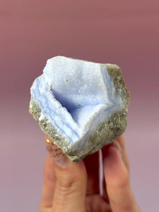 DRUZY BLUE LACE AGATE (14) Raw Crystal The Crystal Avenues 