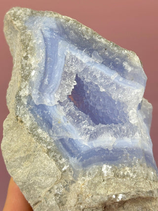 DRUZY BLUE LACE AGATE (3) Raw Crystal The Crystal Avenues 
