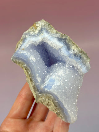 DRUZY BLUE LACE AGATE (5) Raw Crystal The Crystal Avenues 