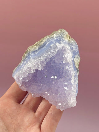 DRUZY BLUE LACE AGATE (6) Raw Crystal The Crystal Avenues 