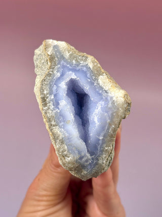 DRUZY BLUE LACE AGATE (7) Raw Crystal The Crystal Avenues 