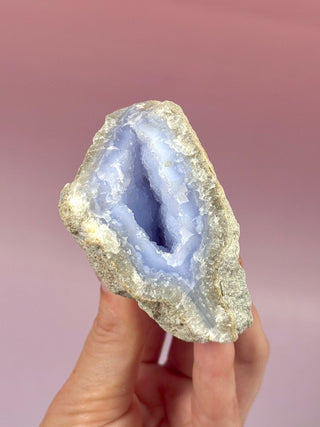 DRUZY BLUE LACE AGATE (7) Raw Crystal The Crystal Avenues 