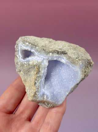 DRUZY BLUE LACE AGATE (8) Raw Crystal The Crystal Avenues 