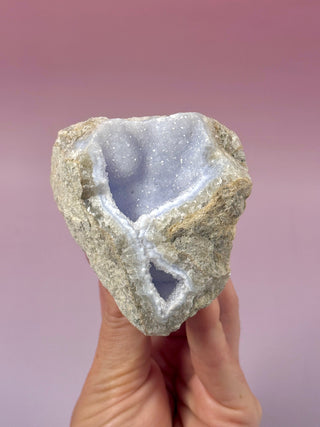 DRUZY BLUE LACE AGATE (8) Raw Crystal The Crystal Avenues 