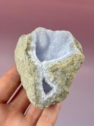 DRUZY BLUE LACE AGATE (8) Raw Crystal The Crystal Avenues 