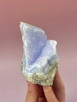DRUZY BLUE LACE AGATE (9) Raw Crystal The Crystal Avenues 