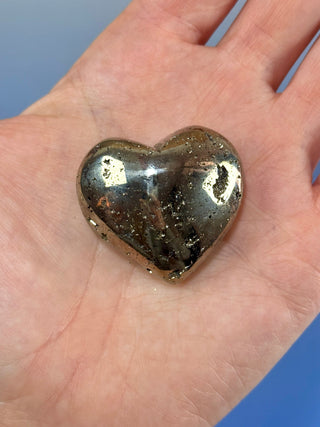 DRUZY PYRITE HEART (11) Heart The Crystal Avenues 