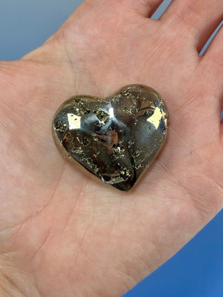 DRUZY PYRITE HEART (12) Heart The Crystal Avenues 