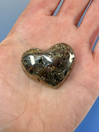 DRUZY PYRITE HEART (14) Heart The Crystal Avenues 