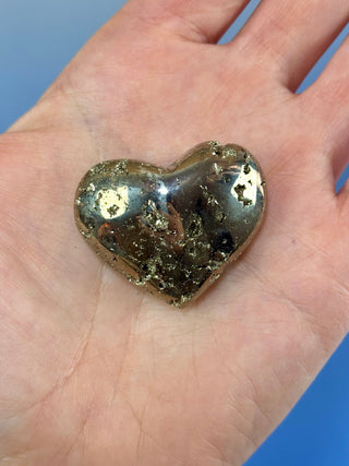 DRUZY PYRITE HEART (14) Heart The Crystal Avenues 