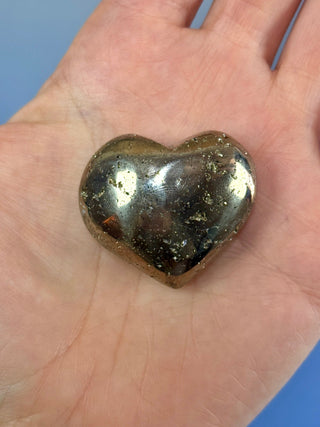 DRUZY PYRITE HEART (17) Heart The Crystal Avenues 