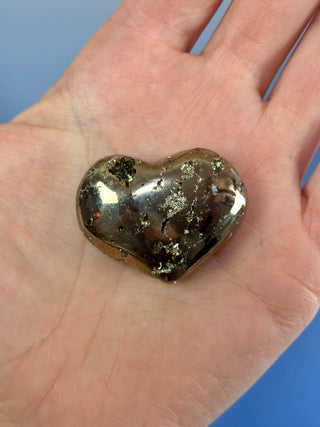 DRUZY PYRITE HEART (18) Heart The Crystal Avenues 