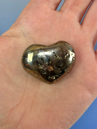 DRUZY PYRITE HEART (18) Heart The Crystal Avenues 