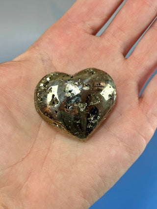 DRUZY PYRITE HEART (3) Heart The Crystal Avenues 