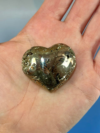 DRUZY PYRITE HEART (3) Heart The Crystal Avenues 