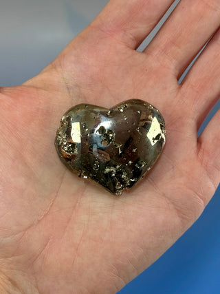 DRUZY PYRITE HEART (5) Heart The Crystal Avenues 