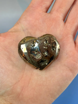 DRUZY PYRITE HEART (5) Heart The Crystal Avenues 