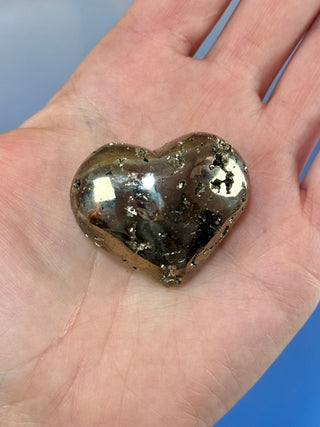 DRUZY PYRITE HEART (6) Heart The Crystal Avenues 