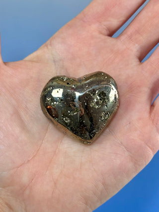 DRUZY PYRITE HEART (8) Heart The Crystal Avenues 