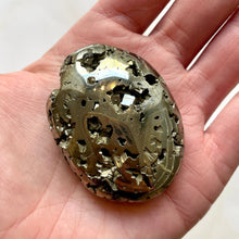 Load image into Gallery viewer, DRUZY PYRITE PALM STONE (4) Raw Crystal The Crystal Avenues 
