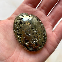 Load image into Gallery viewer, DRUZY PYRITE PALM STONE (4) Raw Crystal The Crystal Avenues 
